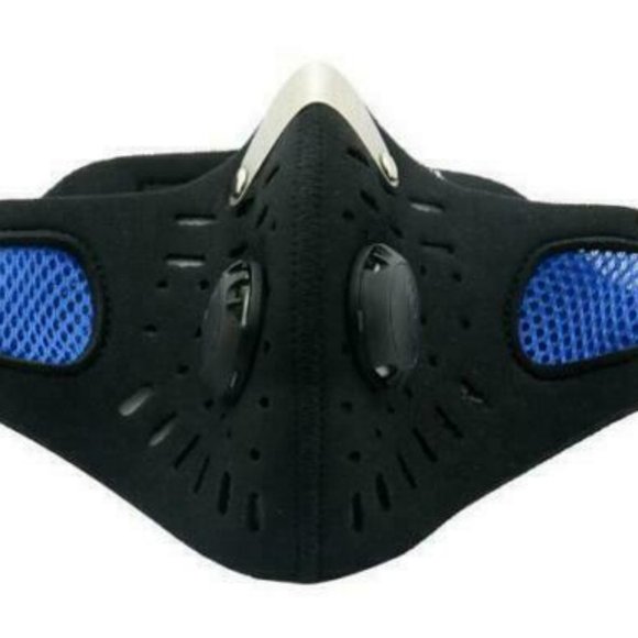Activated Carbon Air Purifying Face Mask Cycling Reusable  Washable Face Mask +1 Activated Carbon Filter